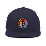 Bitcoin Dawn to Dusk Gradient Snapback Hat - Image 6
