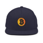 Bitcoin Sunrise Gradient Snapback Hat - Image 6