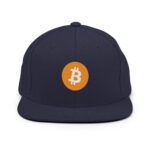 Bitcoin Solar Flare Snapback Hat BTC logo - Image 5