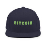 Bitcoin Neon Night Snapback Hat - Image 6