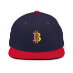 Bitcoin Gradient Glory Snapback Hat - Image 6