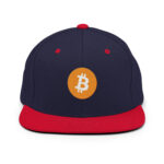 Bitcoin Solar Flare Snapback Hat BTC logo - Image 6