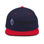Solid Slate Ethereum Enigma Snapback Hat - Image 7