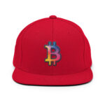 Bitcoin Aura Fusion Snapback Hat - Image 7
