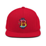 Bitcoin Speed Spectrum Revolution Snapback Hat - Image 7