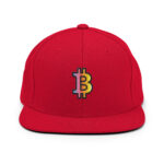 Bitcoin Gradient Glory Snapback Hat - Image 7