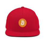 Bitcoin Solar Flare Snapback Hat BTC logo - Image 7