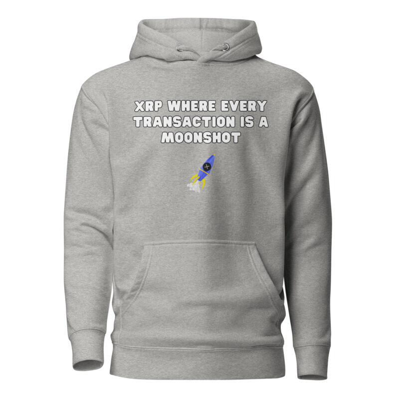unisex premium hoodie carbon grey front 6609e83575092