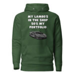 My Lambo's in the Shop - So's My Portfolio Hoodies - Image 3