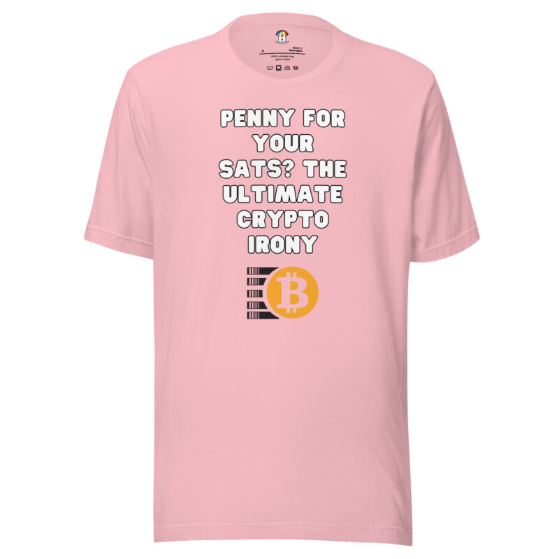 unisex staple t shirt pink front 65f3a80415758