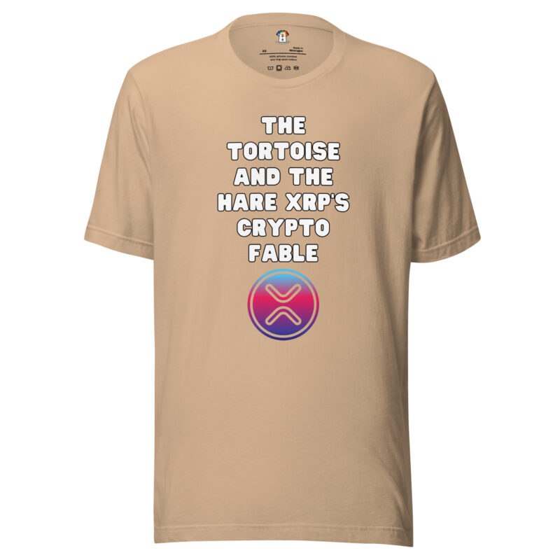 unisex staple t shirt tan front 6601b8ae8efe8