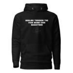 HODLing Through the Pain - Meme Coin Marathon Hoodie - Image 2