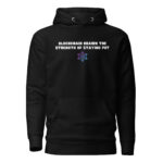 Blockchain Brawn The Strength of Staying Put Hoodie - Image 2